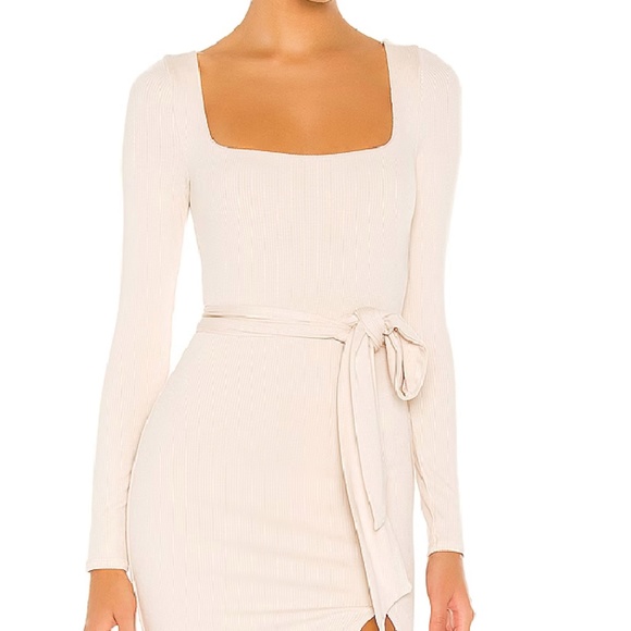 self portrait pink viscose knit midi dress self-portrait - Pink Knit Lace Insert Midi Dress